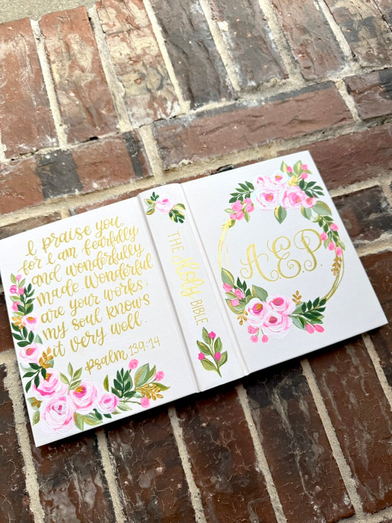 Custom Painted Bible