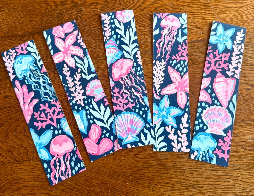 Navy Splash | Bookmark