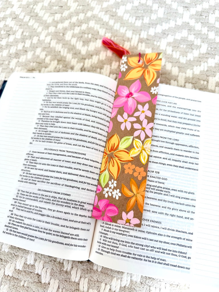 Sunshine Floral Bookmark