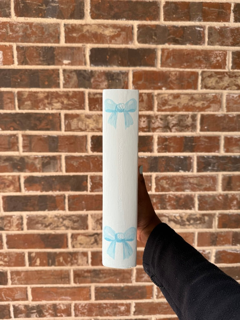 Blue Bows Customizable Bible