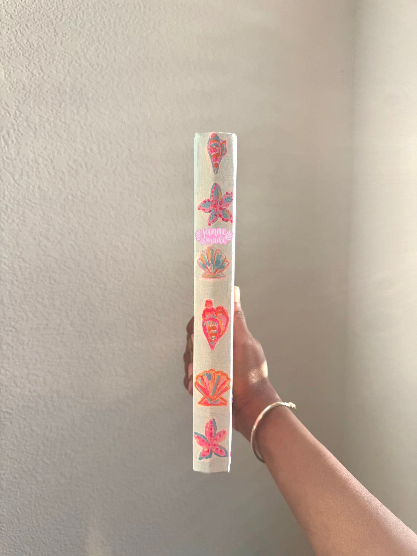 Coral Painted NLT Bible