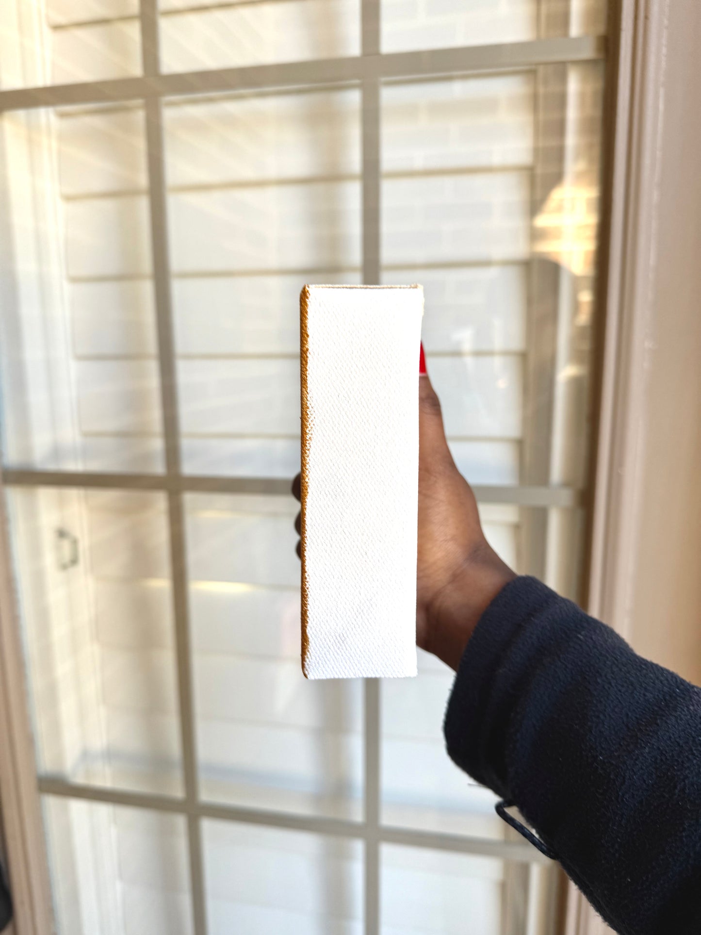 Textured Pink Bow Mini Canvas