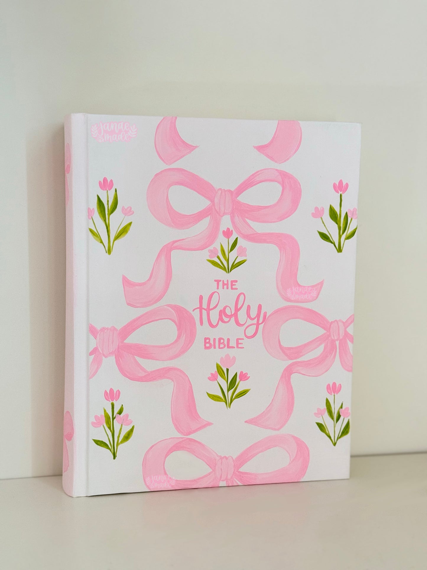 Tulips and Bows Customizable Bible | Winter PRE-ORDER