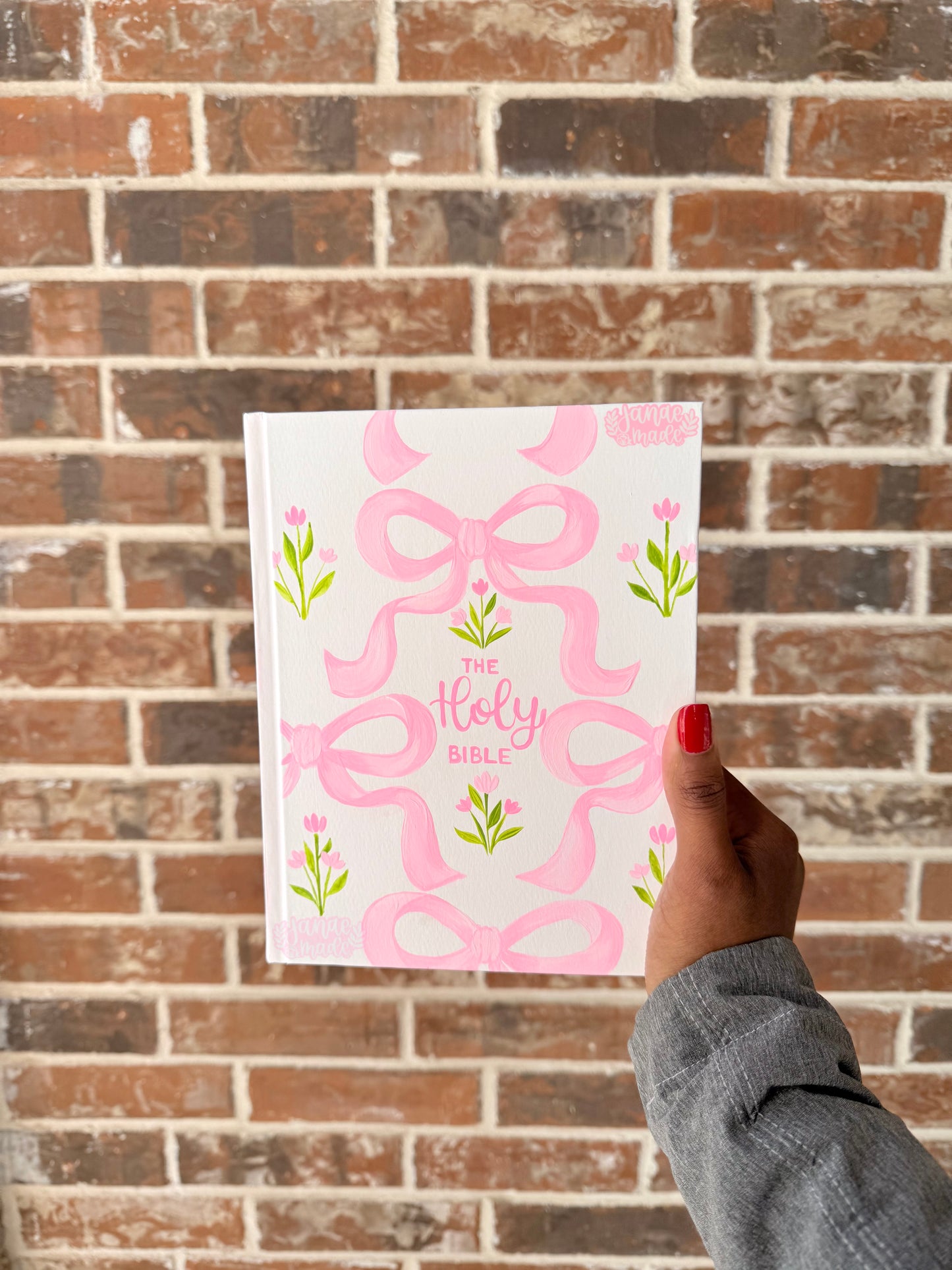 Tulips and Bows Customizable Bible | Winter PRE-ORDER