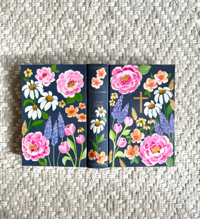 Floral NKJV Journaling Bible