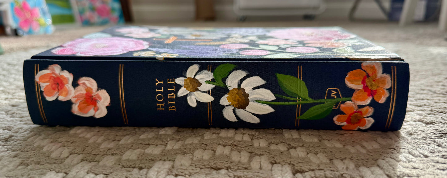 Floral NKJV Journaling Bible