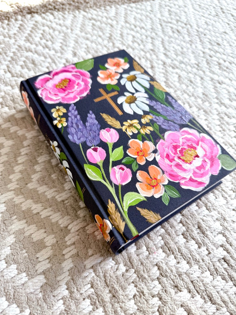 Floral NKJV Journaling Bible