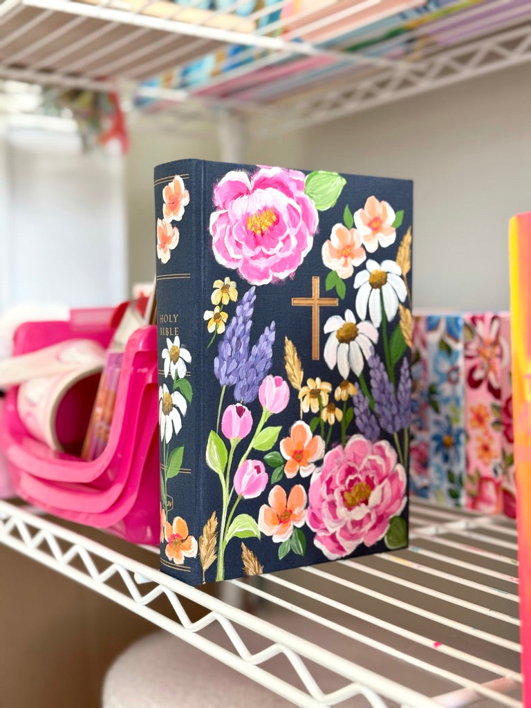 Floral NKJV Journaling Bible