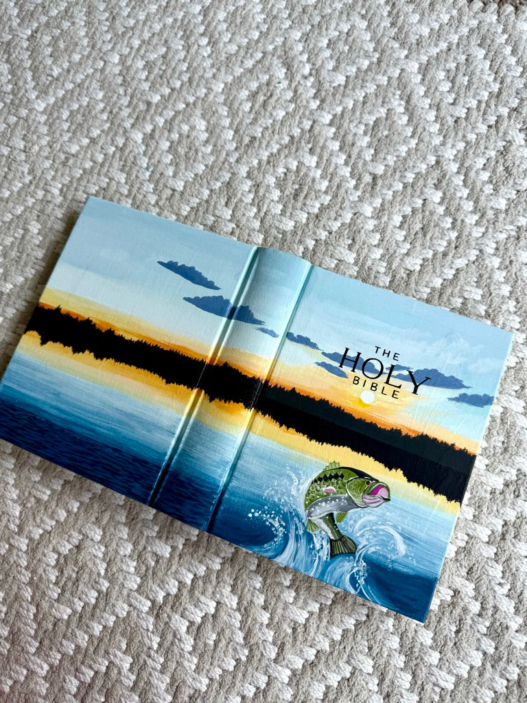Custom Painted Bible Booking
