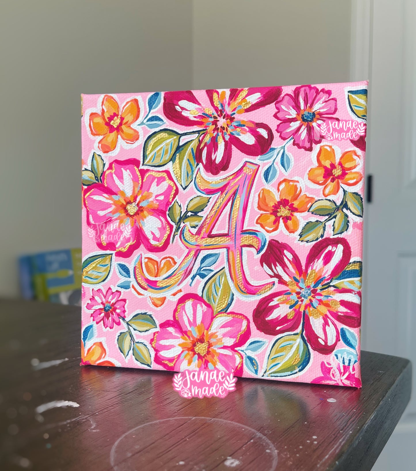 Alabama Floral Mini Canvas