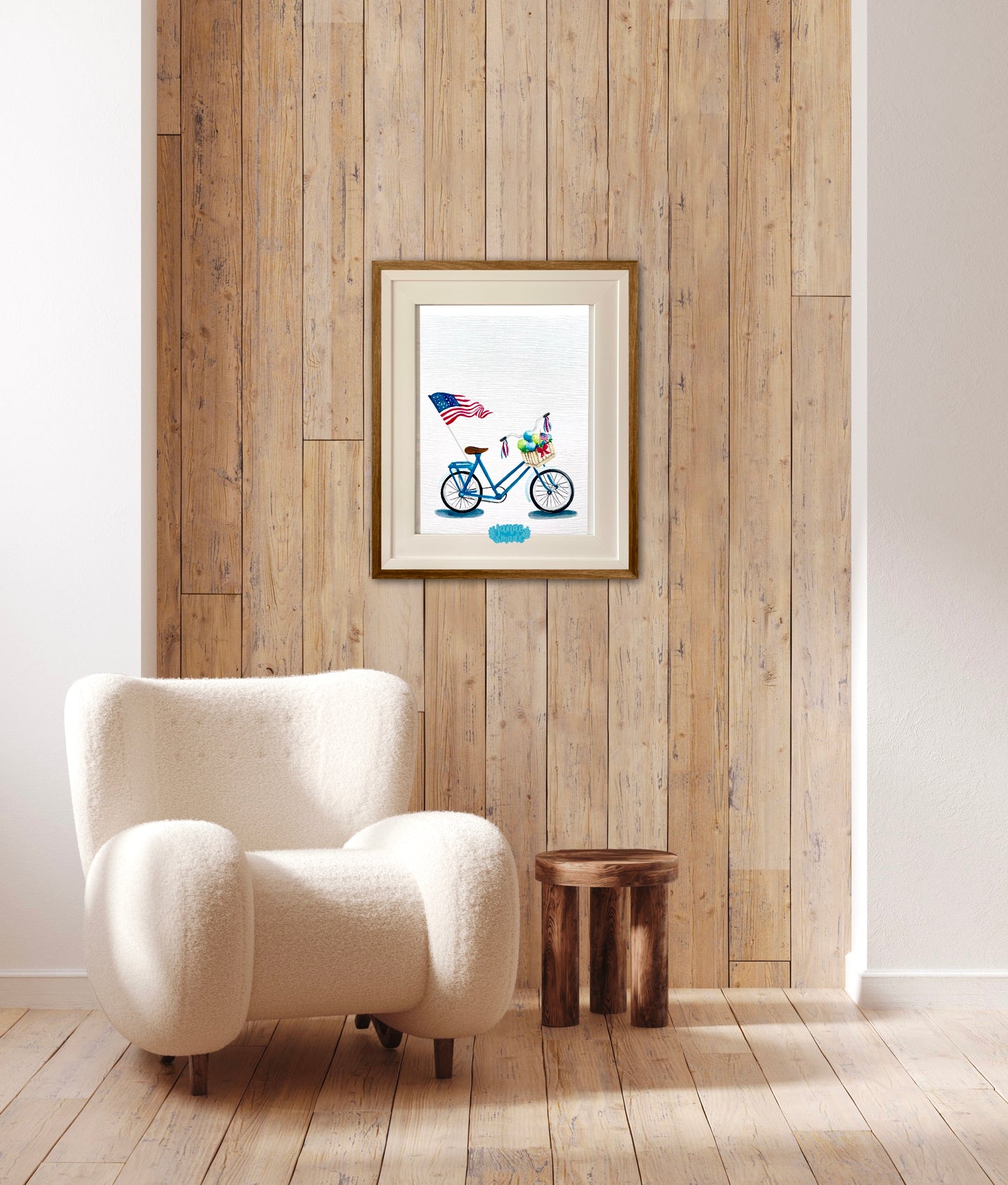 All American Bike Fine Art Print