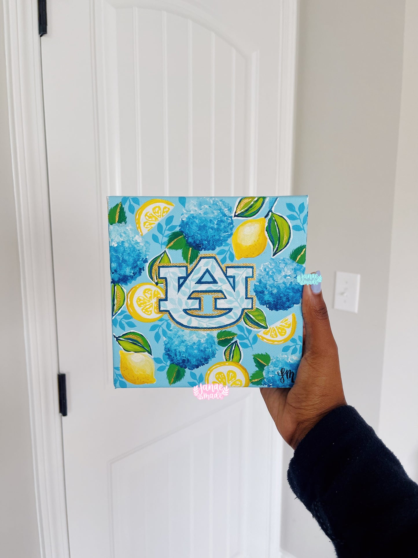 Auburn Floral Mini Canvas