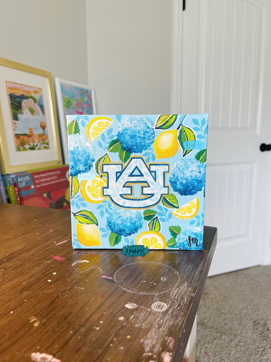 Auburn Floral Mini Canvas