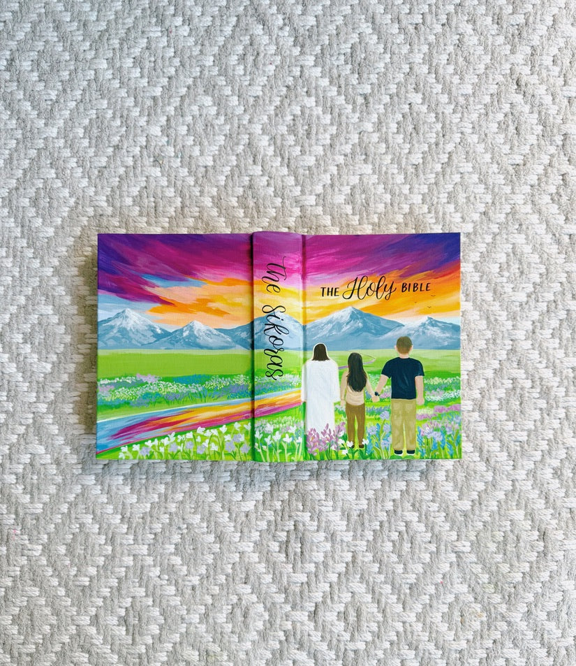 Custom Painted Bible