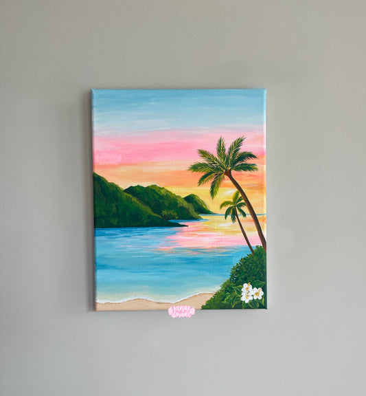 Beautiful Hawaii Sunrise Canvas