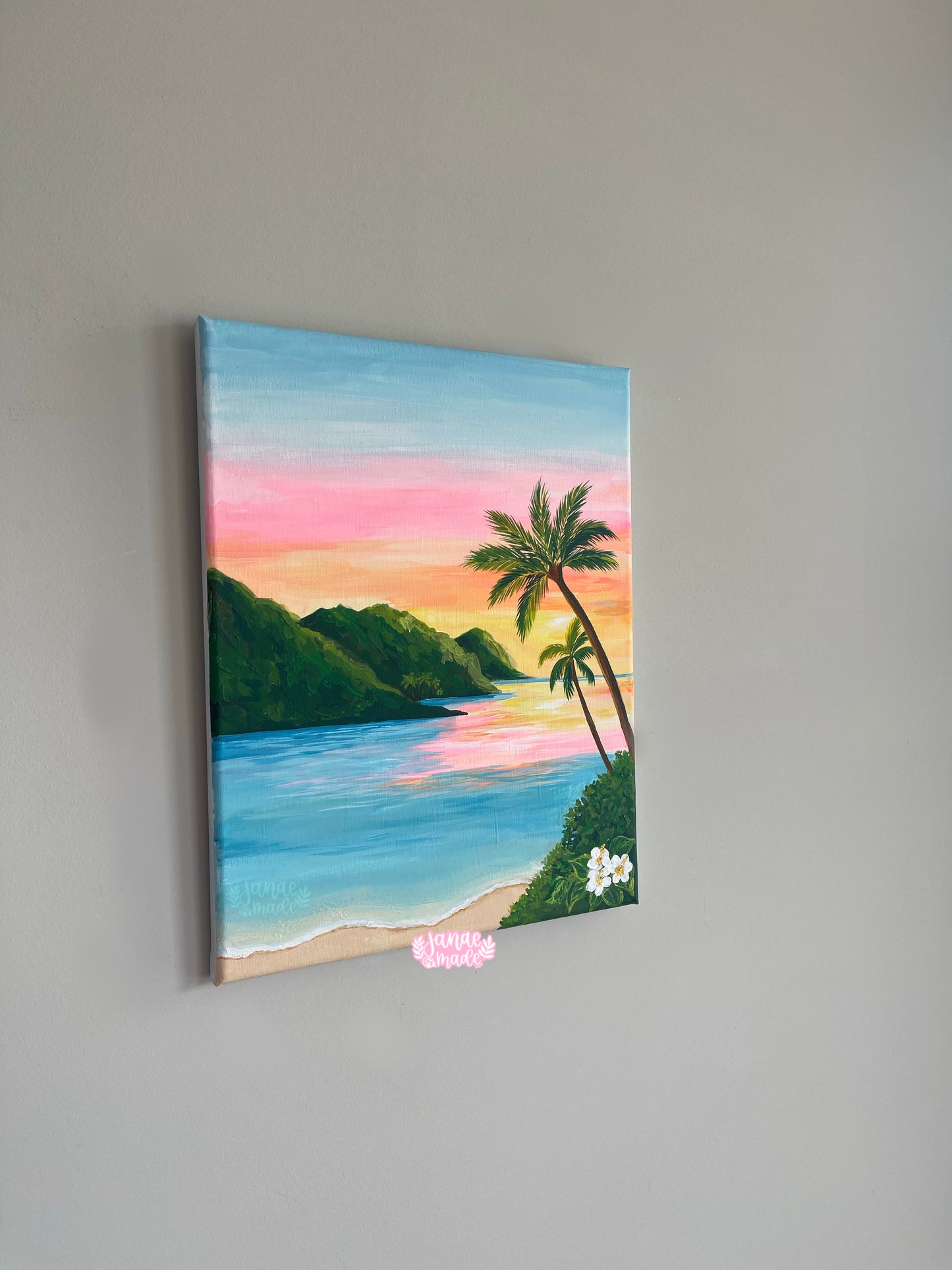 Beautiful Hawaii Sunrise Canvas