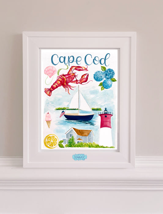 Cape Cod in Color Art Print