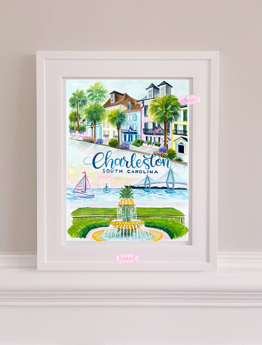 Charleston in Color Art Print