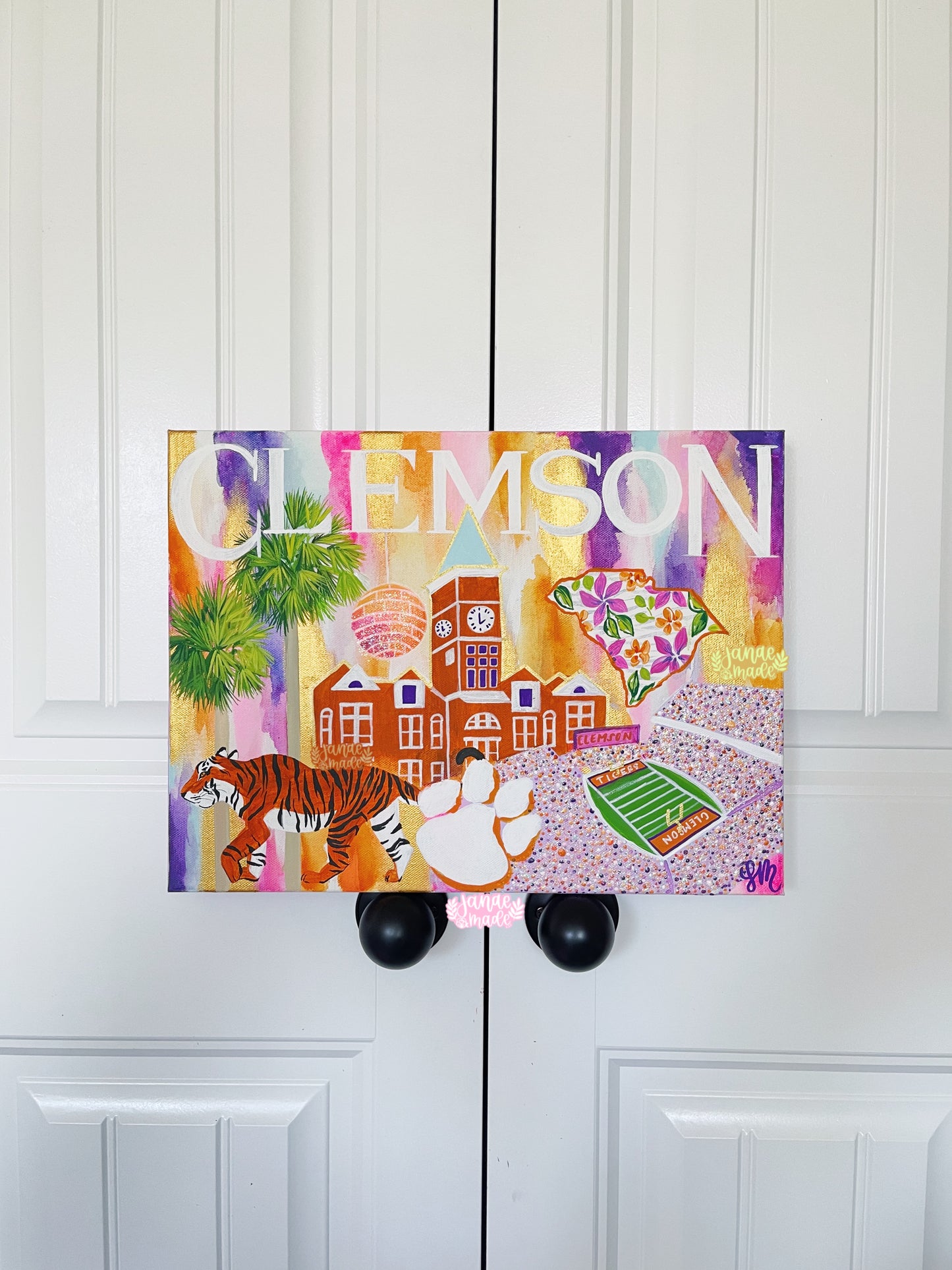 Clemson Statement Canvas