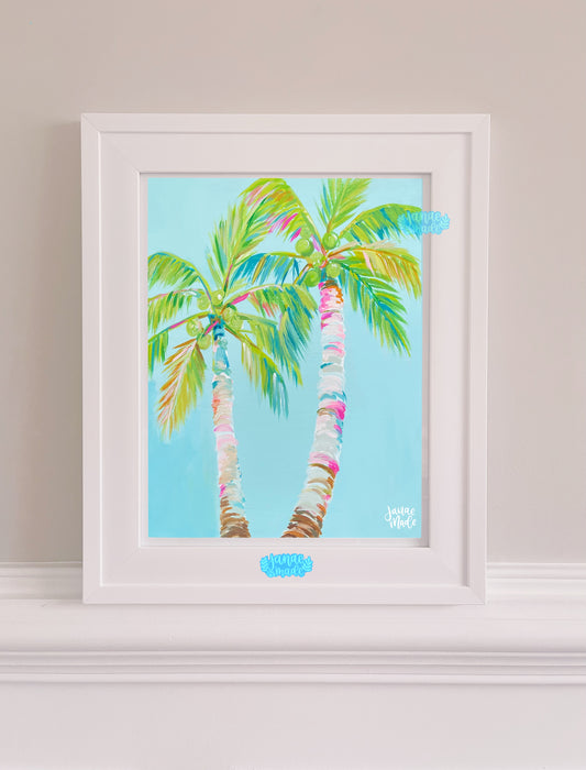 Coconut Palms Art Print