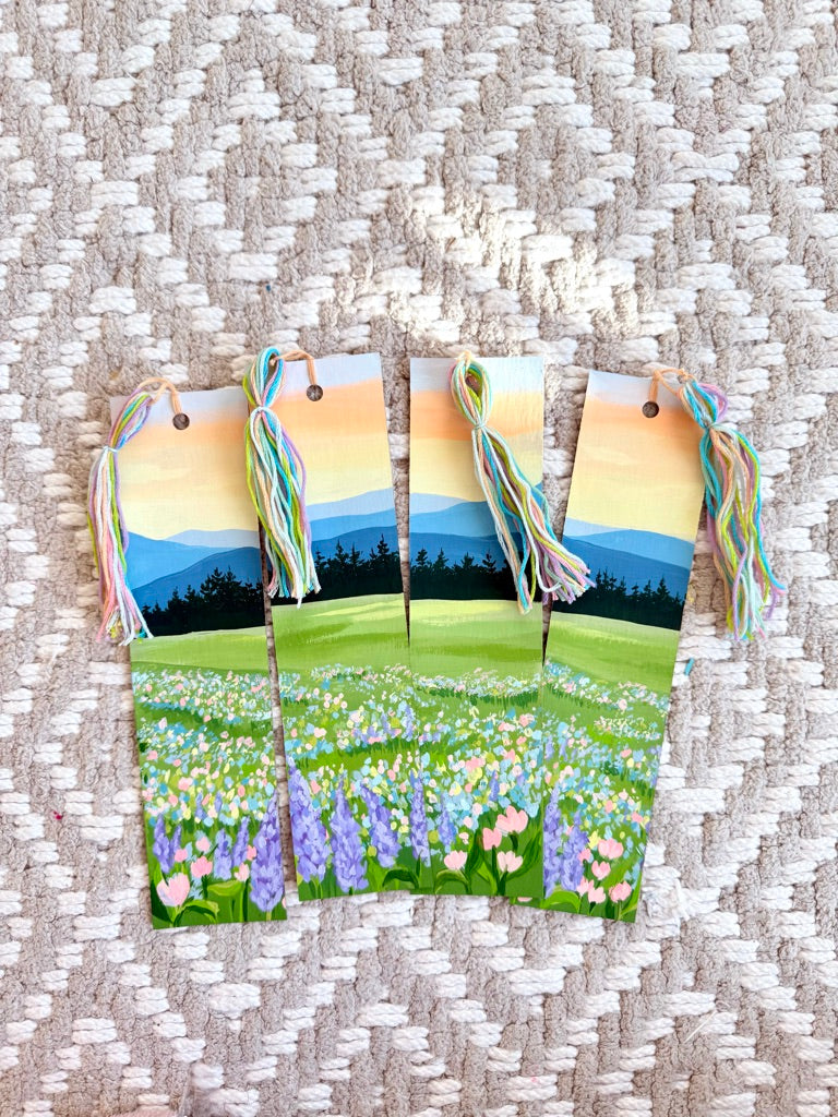 Sunrise on the Meadow | Floral Bookmark