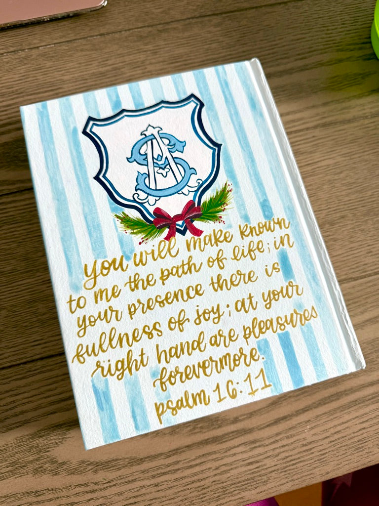 Custom Painted Bible Booking