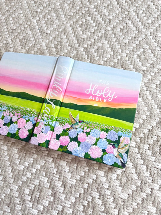 Custom Painted Bible Booking