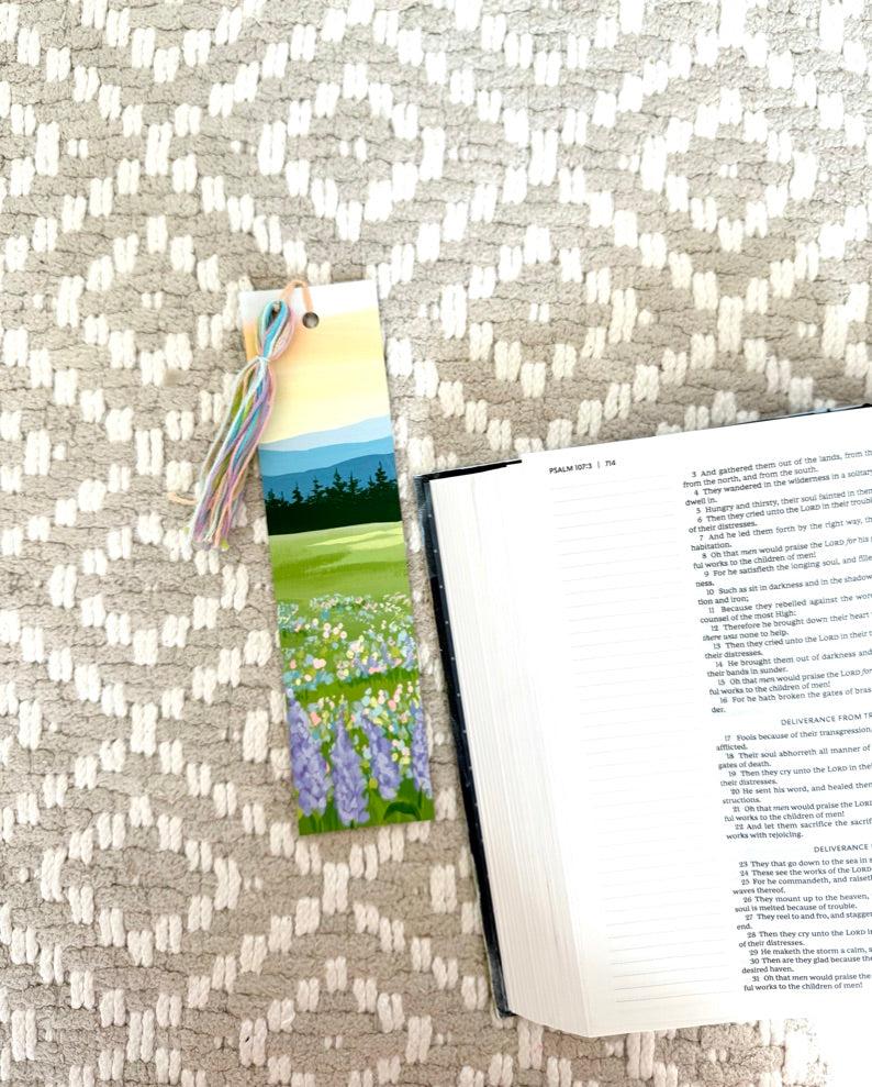 Sunrise on the Meadow | Floral Bookmark