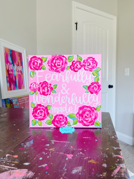 Fearfully & Wonderfully Made Canvas