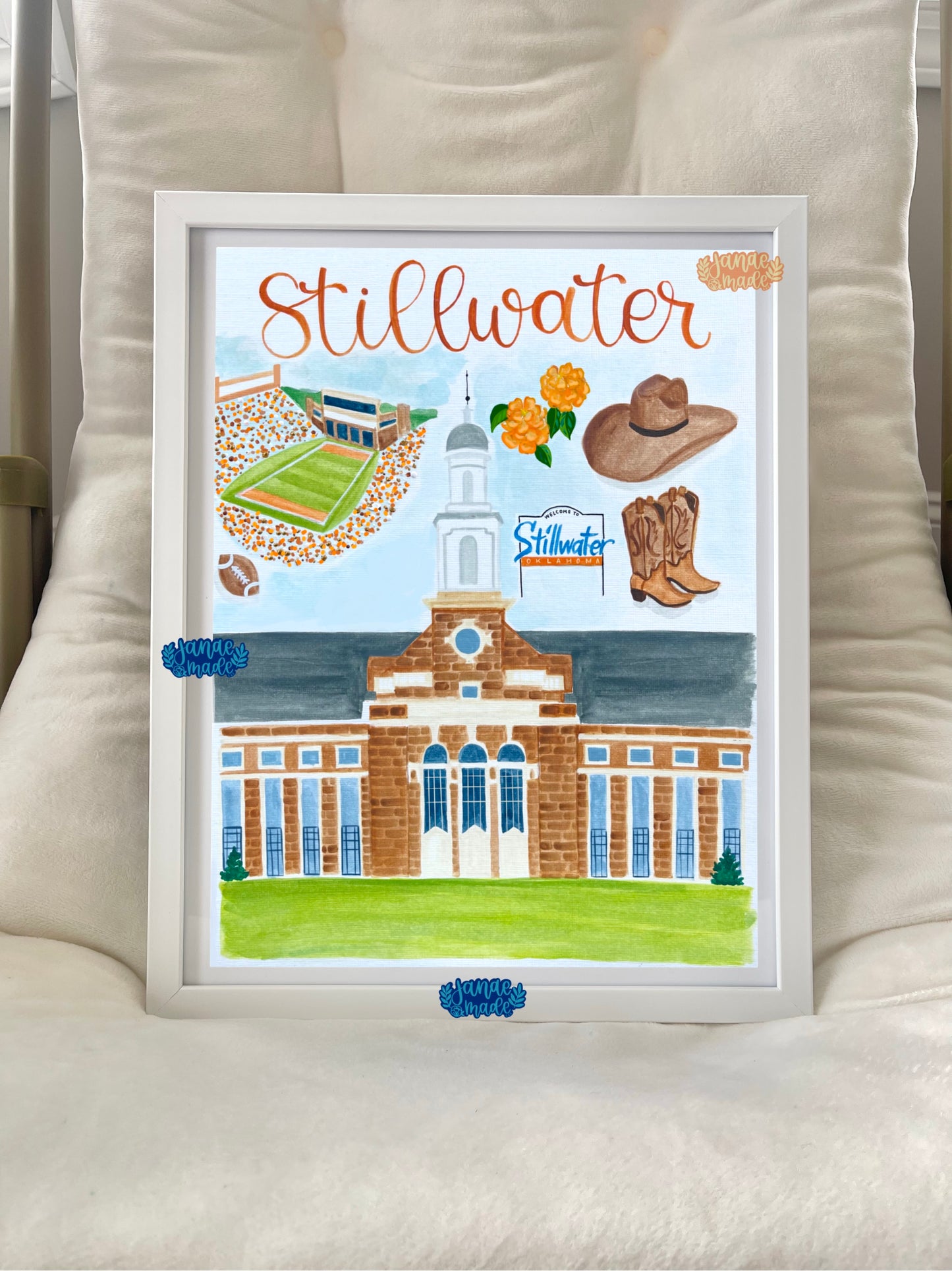 Stillwater Oklahoma Fine Art Print