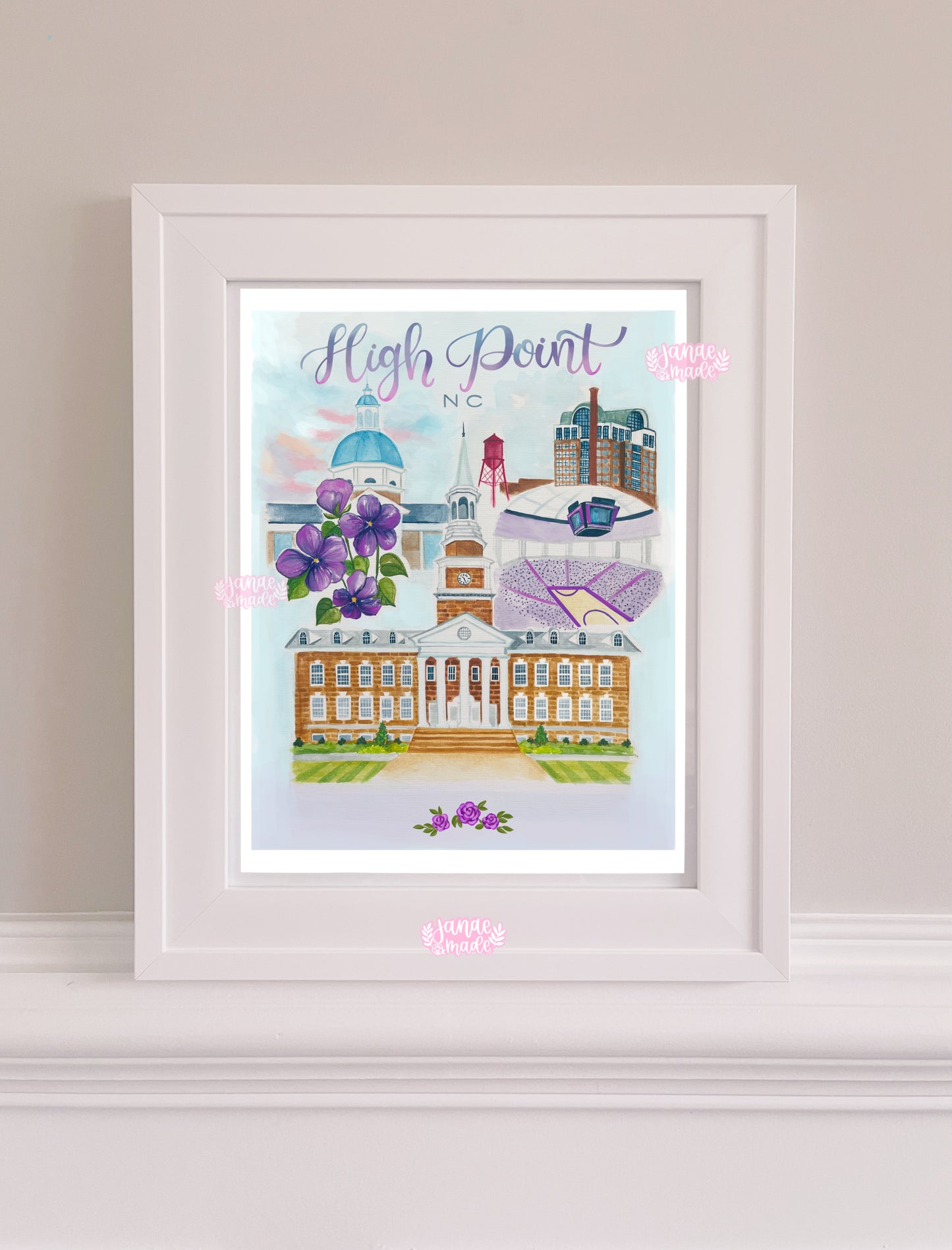 High Point NC Art Print