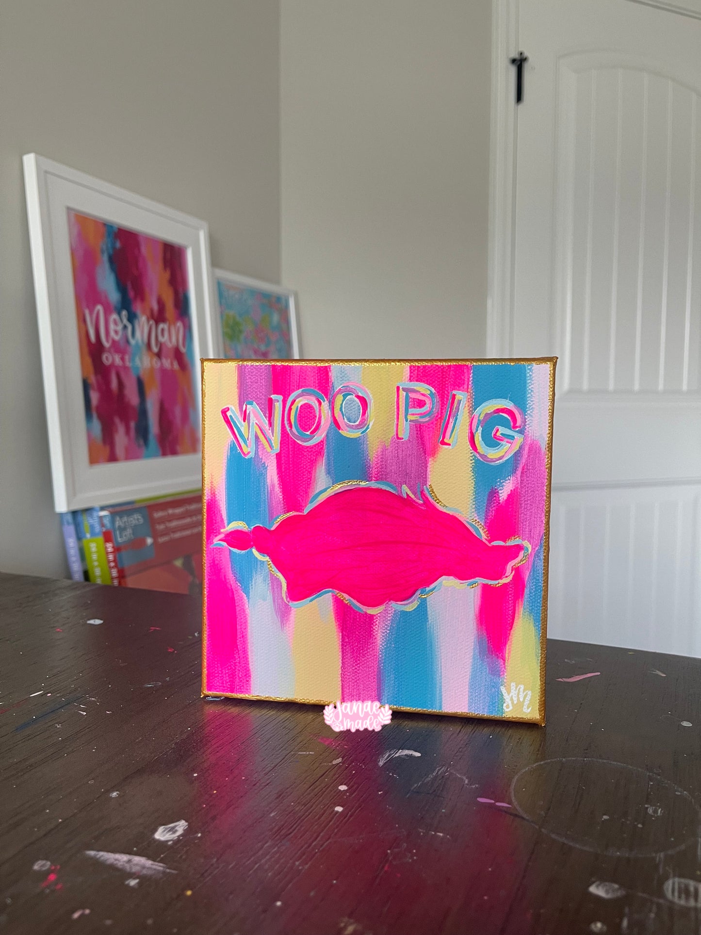 Woo Pig Mini Canvas