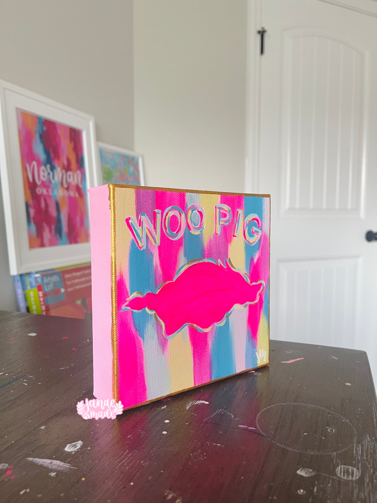 Woo Pig Mini Canvas