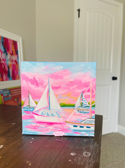 Smooth Sailing Mini Canvas