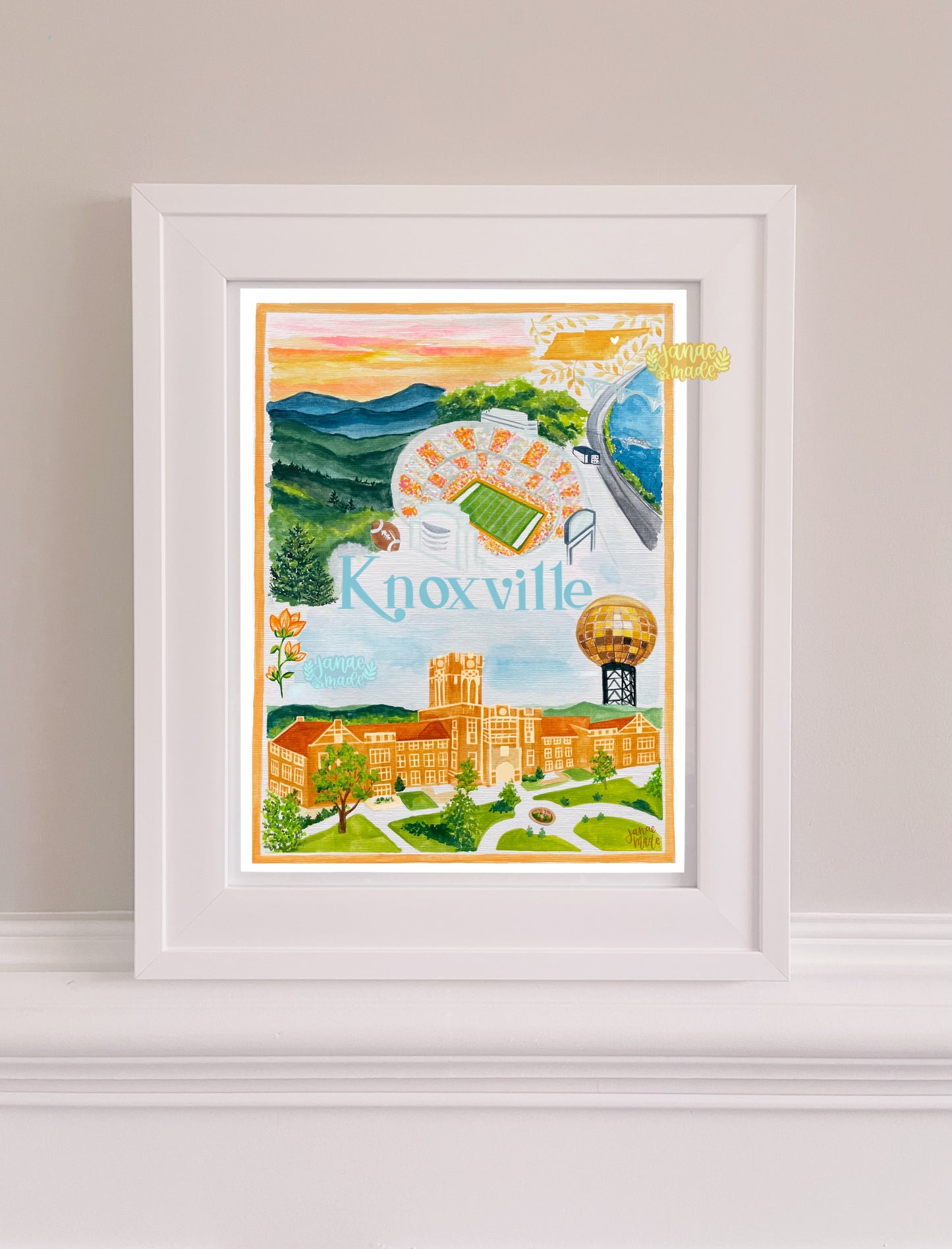 Knoxville Tennessee Art Print