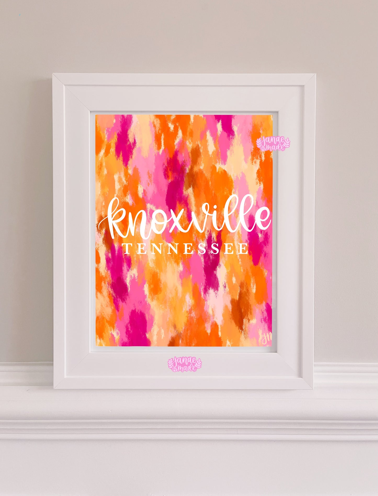 Knoxville Abstract Paint Print