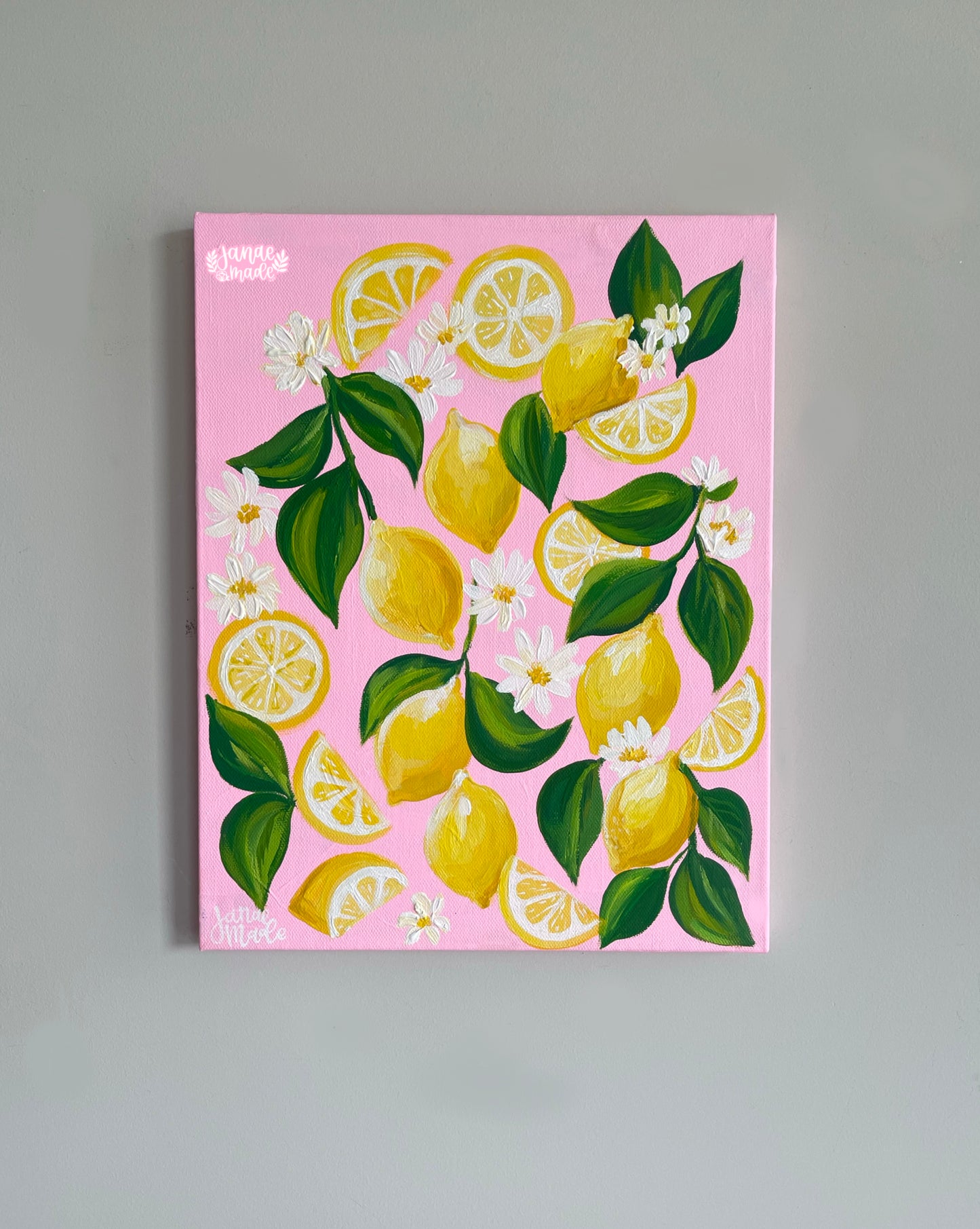 Lemons Original Decorative Canvas