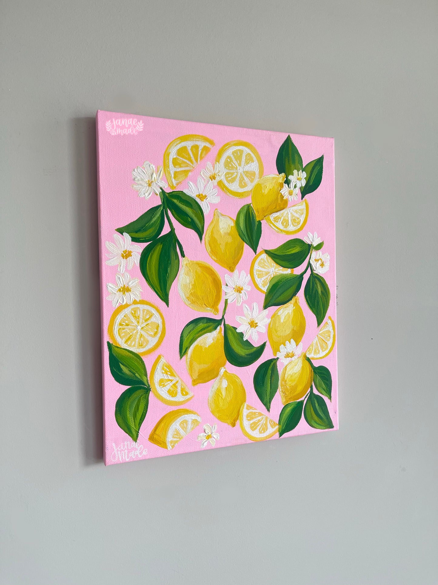 Lemons Original Decorative Canvas