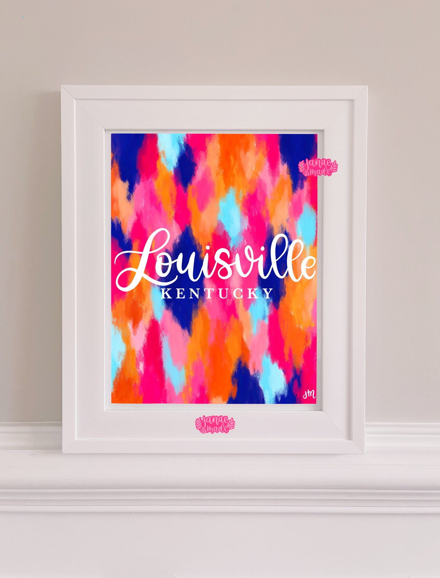 Louisville Abstract Paint Print