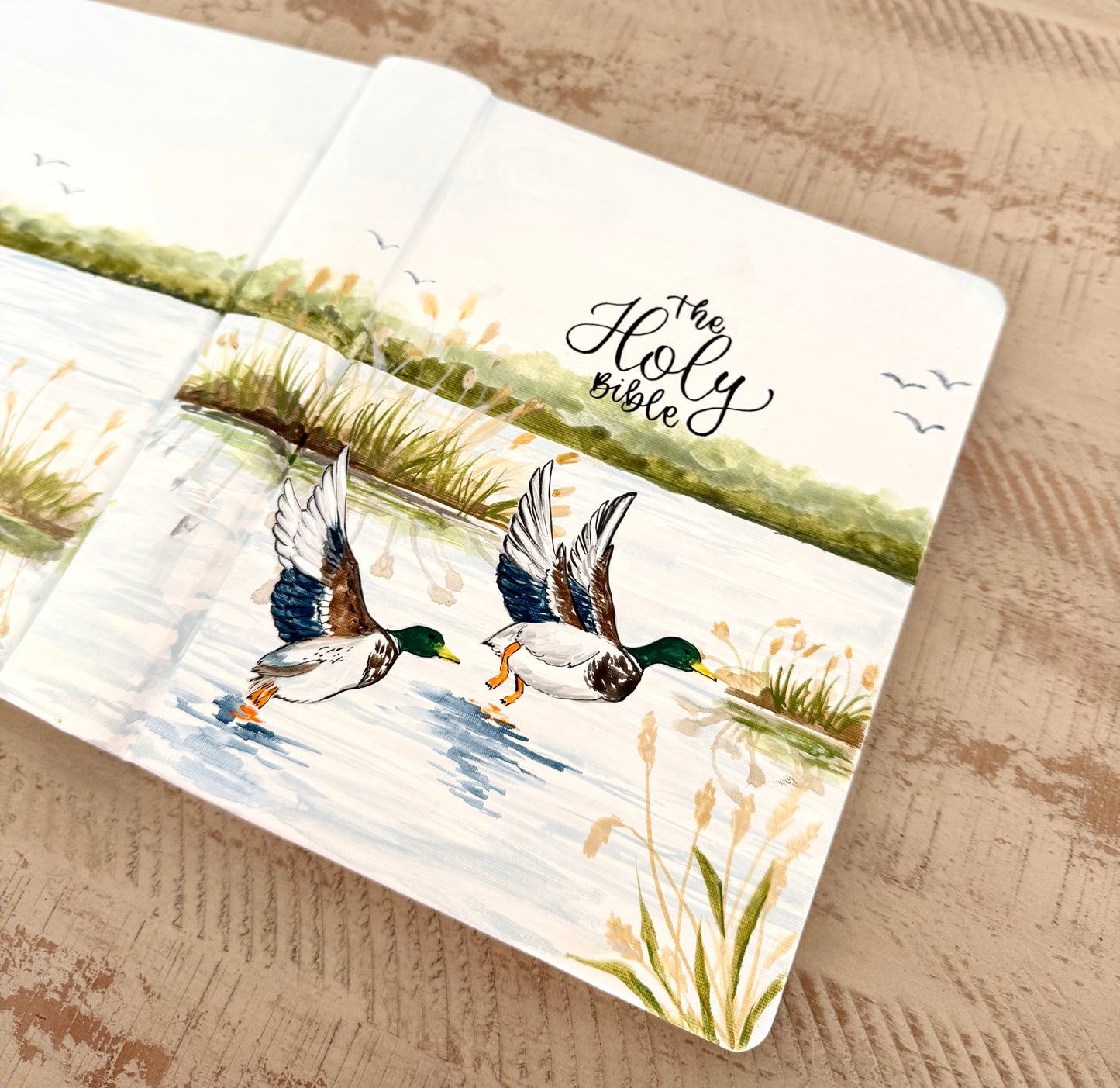 Mallards in Flight | NIV Journaling Bible