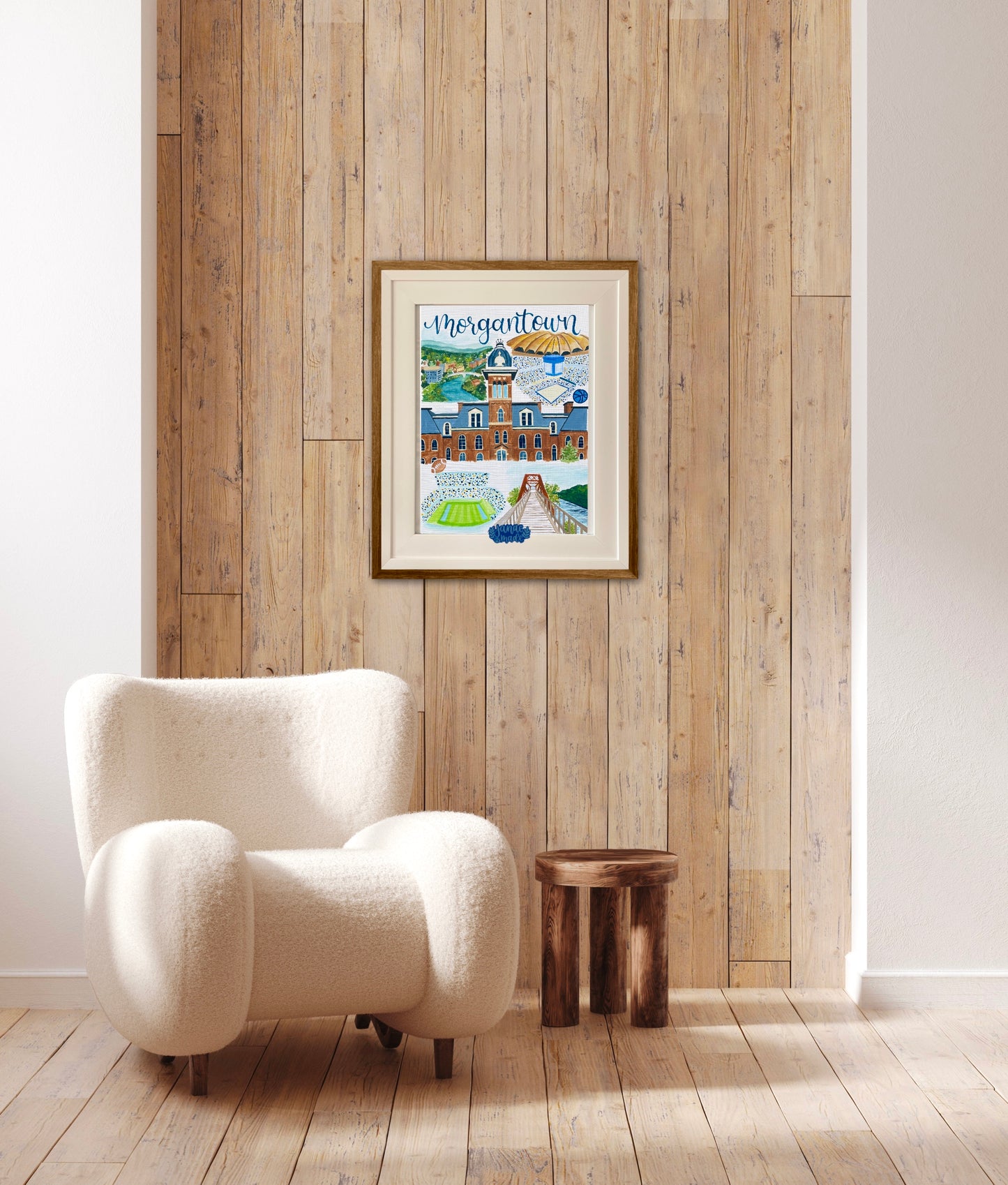 Morgantown, WV Art Print