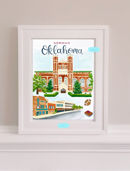 Norman Oklahoma Fine Art Print