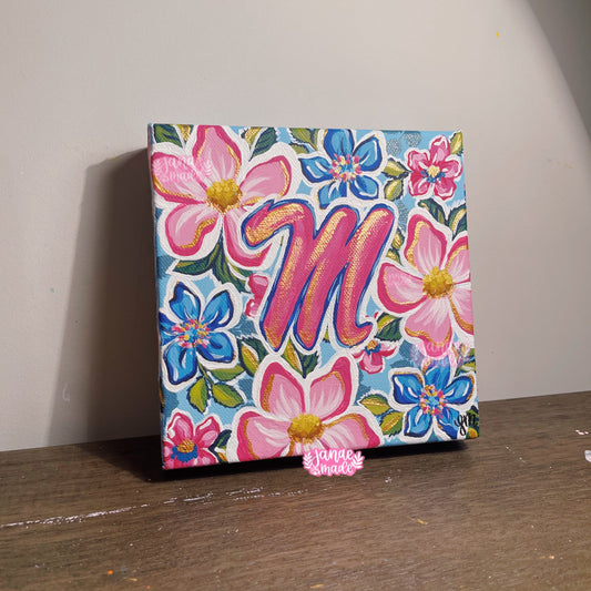 Oxford Mississippi Floral Mini Canvas