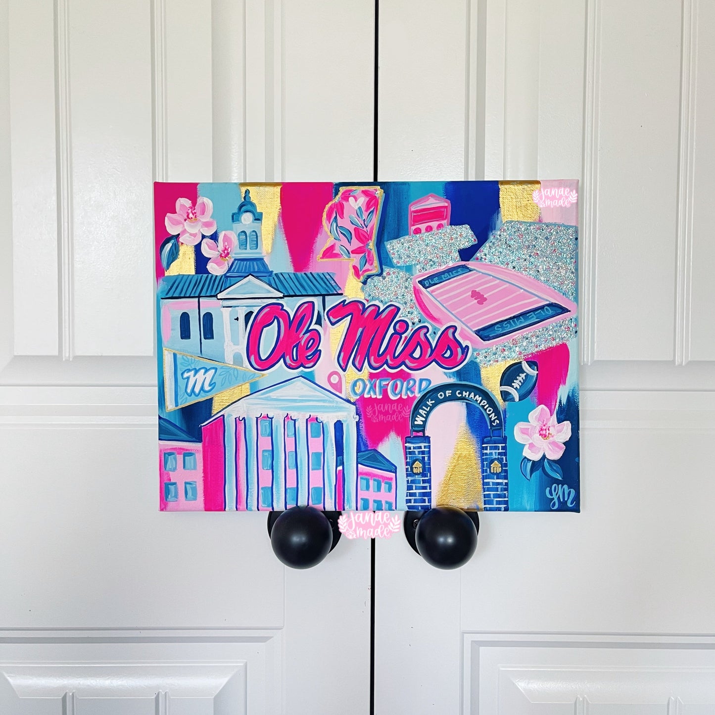 Oxford Preppy Canvas Painting