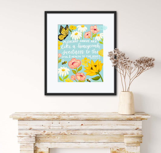 Pleasant Words Art Print