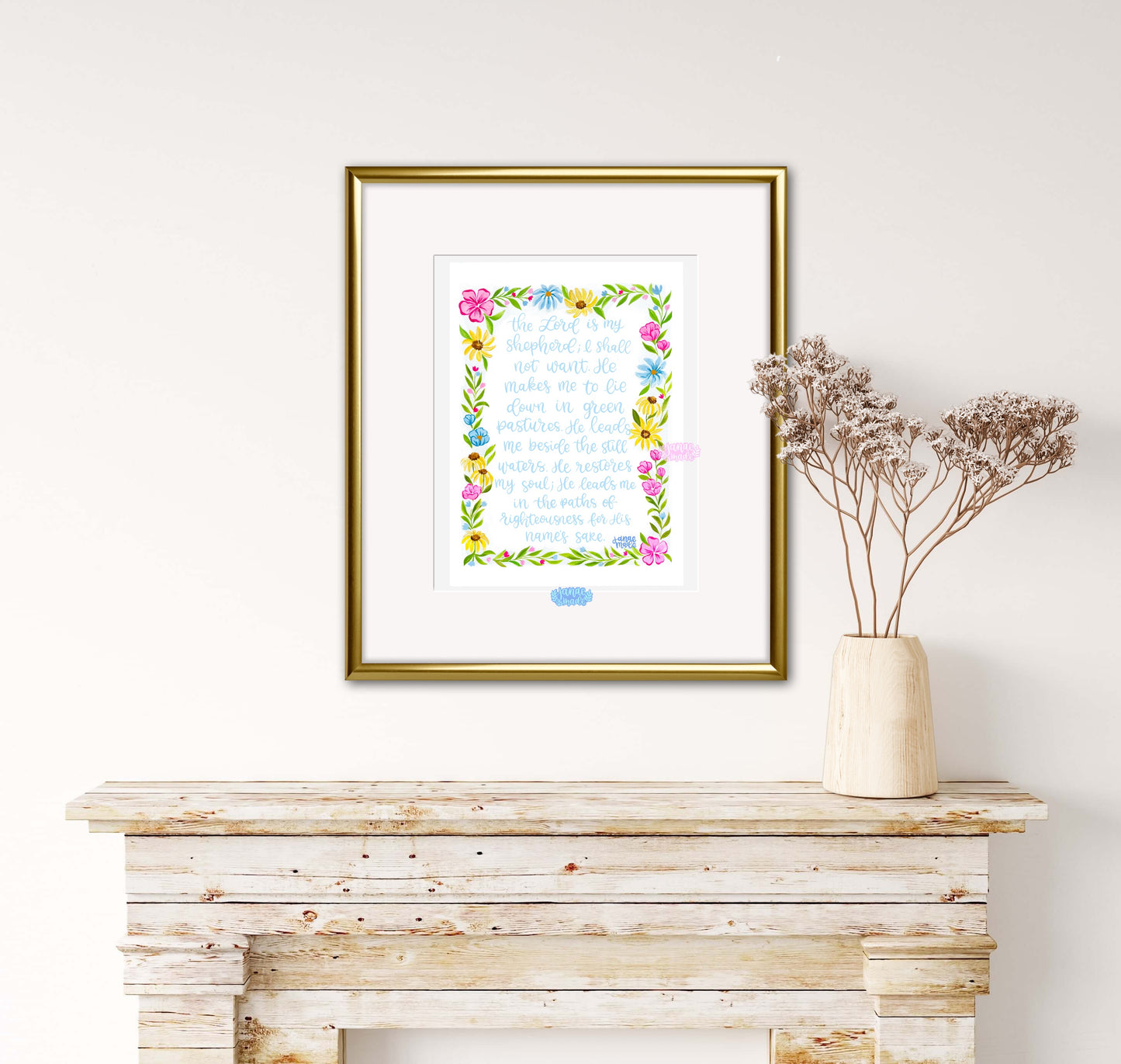 Psalm 23 Fine Art Print