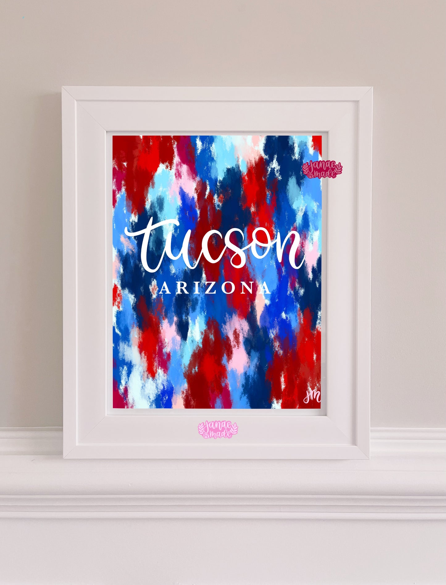 Tucson Abstract Paint Print