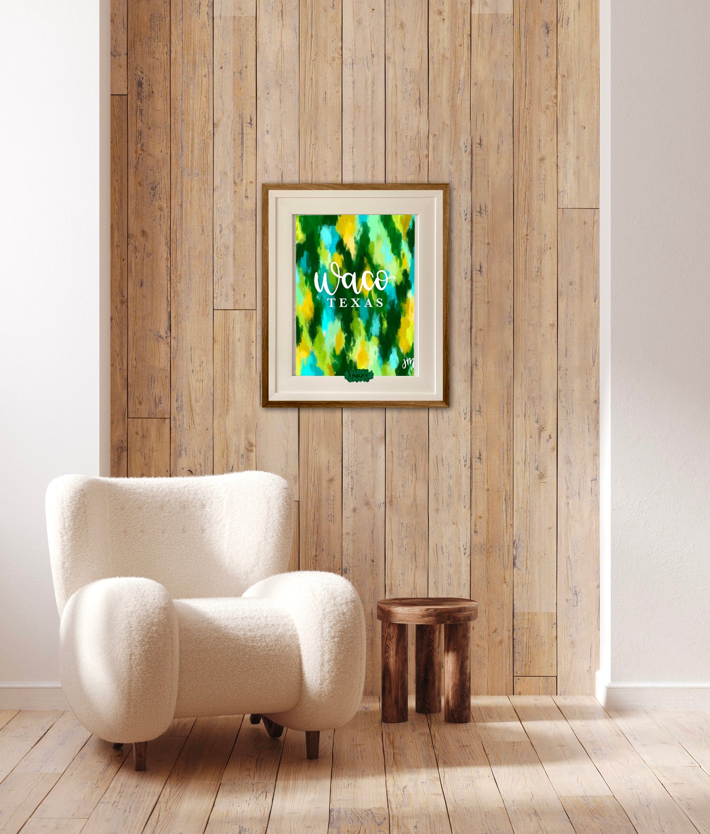 Waco Abstract Paint Print