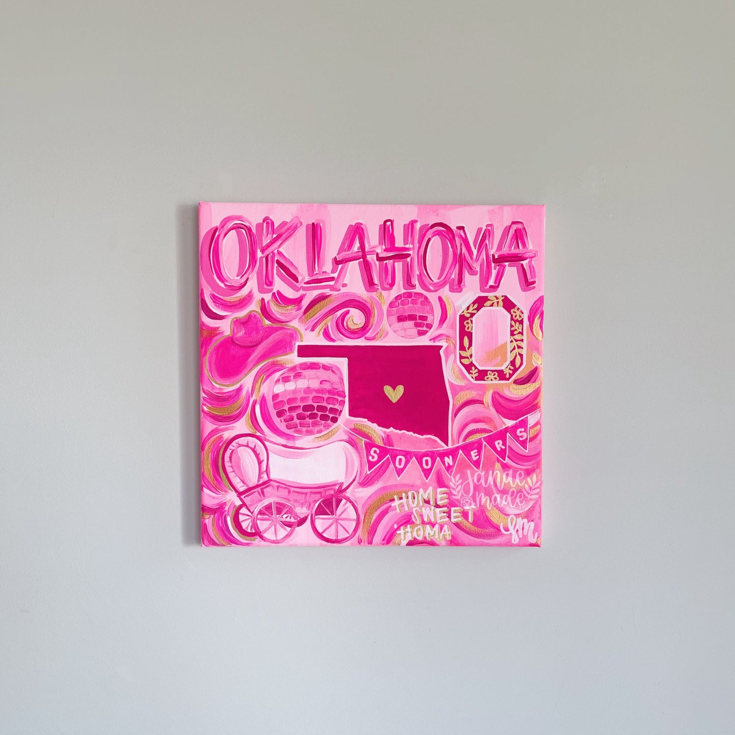 Home Sweet 'Homa Canvas